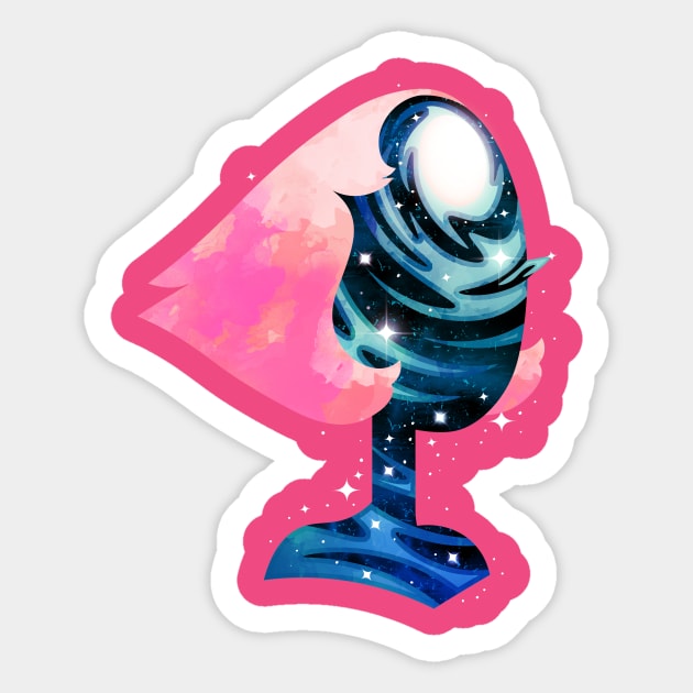 Gravitational Pearl Sticker by stevenlefcourt